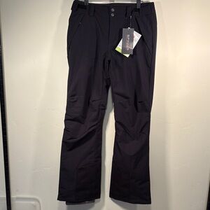 Spyder Section insulated ski/snow pants women’s M black NWT zip pockets